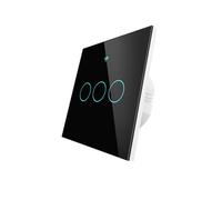 Interruttore Da Scatola 502, Touch Nero, WIFI 2.4G+BLE+RF 433MHz, Bluetooth BLE
