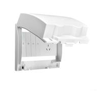 Interruttore da soffitto con cavo a tirante, per installazione in bagno, con copertura impermeabile e fibbia di bloccaggio elevata per sicurezza e prevenire il contatto con l'acqua (bianco)