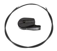 Interruttore del cavo dell'acceleratore, kit di sostituzione del controllo universale in plastica da 65 pollici per tosaerba da giardino con cavo dell'acceleratore lungo 165 cm per la maggior(Nero)