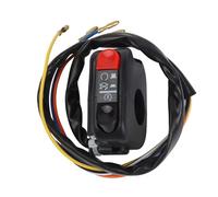 Interruttore Del Clacson E Controllo Dei Segnali 7/8 "per Universale 1 Pz.Supporto Per Manubrio Start Stop Kill On Off Laterale Pulsante Blocco Comandi Moto