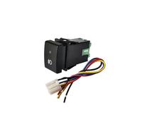 Interruttore del differenziale posteriore della luce dell'auto, interruttore a pulsante con faretto a LED con cavo, adatto per Suzuki JIMNY 2007-2015(Front fog lamp)