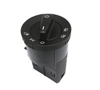 Interruttore Del Faro Compatibile Con Per Polo 1999 2000 2001 Per Beetle Convertible 2003 2004 2005 Per Lupo 1998-2005 Interruttore Di Controllo Fari Manopola Fendinebbia 3B0941531(NO Chrome)