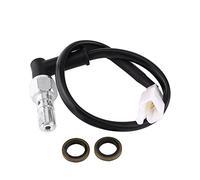 Interruttore del freno KIMISS, interruttore della luce posteriore della pressione del freno idraulico del motociclo universale Bullone cavo(M10*1MM)