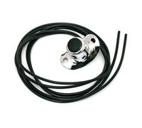 Interruttore Del Manubrio Campanello Cromato Con Cavo, Per Harley - Davidson