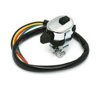 Interruttore Del Manubrio Cromato Con Cavo, Per Harley - Davidson