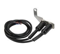 Interruttore del Manubrio del Motociclo a LED, Pulsante Interruttore ON OFF del Faro Fendinebbia con Staffa per Bici Elettrica(Luce blu mano sinistra)