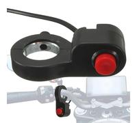 Interruttore del motore al volante - Pulsante di comando start-stop per moto da 22 mm, interruttore on/off, lega impermeabile | Accessorio universale per scooter ATV Cross Bike fissaggio maniglia