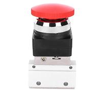 Interruttore del pulsante rosso della valvola meccanica pneumatica per apparecchiatura meccanica G1/8