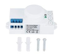 Interruttore del sensore a microonde da 5,8 GHz Sensore di illuminazione Sensore di movimento del corpo Interruttore automatico della luce AC 220 V-240 V SK-805