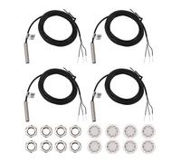 Interruttore del sensore di prossimità Sensore di prossimità induttivo 3 filo normalmente chiuso NPN DC 8 mm Flat Head Metal Case per la linea di produzione Attrezzatura