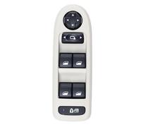 Interruttore Della Finestra Principale Di Alimentazione Pulsante Di Controllo Dello Specchio Per Peugeot 308 5 Porte Hatchback Wagon 2007 2008 2009-2013 KLAUER(Beige)