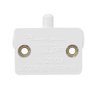 Interruttore della lampada dell'armadio 1A 250V 2Pcs Interruttore della luce dell'armadio dell'armadio del ripristino automatico Interruttore della luce dei cassetti della porta della famiglia Interru