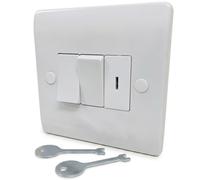Interruttore della luce a 3 bande con modulo di emergenza e chiavi di prova, luce a 2 vie 10A e emergenza bipolare da 10 A