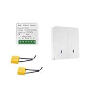 Interruttore della luce bidirezionale (senza neutro), mini modulo di controllo relè a 1/2 canali, interruttore a parete con telecomando, controller LED on/off 110 V 220 V, dimmer LED(2 CH Switch 1 W)