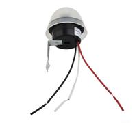 Interruttore della luce da parete, IP44, impermeabile, 12 V, sensore crepuscolare automatico, per esterni, giardino, balcone, resistente alle intemperie, con passacavo in alto e in basso (220 V)
