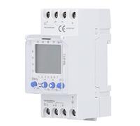 Interruttore della Luce di Controllo del Tempo, TM612 2 Uscite DC12V Guscio in ABS 2 Canali di Controllo Programma 44/settimana Alimentazione Intelligente Massima Timer Binario di Guida