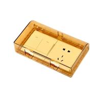 Interruttore della luce Guard 6pcs Portatile 86 Tipo Interruttore Copertura Protettiva Scatola A Prova di Spruzzi Presa di Alimentazione Spina Elettrica Presa di Sicurezza Protezione Casa