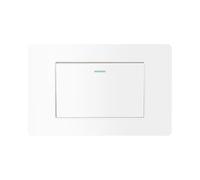 Interruttore della luce intelligente, 1/2/3/4 canali 1/2 vie Meccanico Bianco Nero 10A 118 * 72 Accende il pannello del PC su Spento(White 1gang)