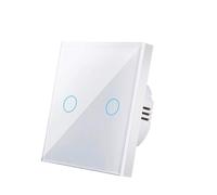 Interruttore della luce intelligente, Sensore di pannello in cristallo lusso Pulsante elettricoInterruttore tattileInterruttore 100-240V1/2/3 gang(Zs Ww002y)