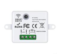 Interruttore della luce radio con ricevitore relè 433.92MHz Wireless Lighting Switch per automazione domestica 85-240V 10A Carico