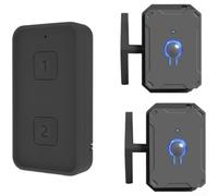 Interruttore della luce senza fili senza fili, con tecnologia di controllo RF433, nessun cablaggio necessario, lunga durata della batteria per CR2032, controllo intelligente dell'illuminazione a