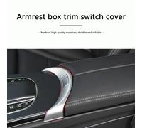 Interruttore della scatola portaoggetti centrale Copertura cromata del pulsante dell'interruttore del bracciolo della console centrale per Mercedes Benz Classe C W205 Classe GLC W253