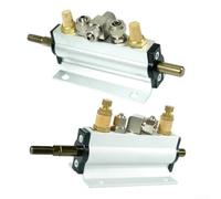 Interruttore della valvola dello smontagomme con controllo del cilindro dell'aria e piastra a torre inclinabile per operazioni di cambio pneumatici coerenti (C)