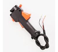 Interruttore dell'acceleratore del motore della trivella a terra 44-5 40-5 accessori for interruttori semplici ad angolo for bestiame a due punzoni Parti del motore a benzina (Color : Khaki)