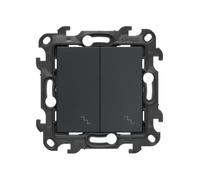 Interruttore deviato doppio Simon 24 NW6/2L2.01/38