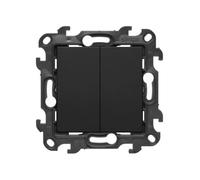 Interruttore deviato doppio Simon 24 NW6/2L2.01/X/49