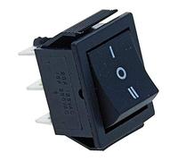 INTERRUTTORE DEVIATORE BIPOLARE STABILE CON ZERO CENTRALE 16A 125V 16A 220V AC