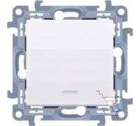 Interruttore deviatore illuminato bianco SIMON10 CW6L.01/11