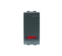Interruttore deviatore unipolare luminoso onda - deviatore 16ax 250v (7708.6) -