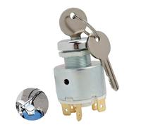 Interruttore di Accensione, 12V Interruttore Avviamento Motore, Blocchetto Accensione a Chiave Universal con 2 Chiavi Adatto per Motocicli, Trattori, Automobili e Barche