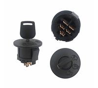 Interruttore di accensione a 5 terminali per tosaerba con 2 chiavi di ricambio per trattore John Deera MTD, Murray 925-1741, 725-1741, 94762, MU94762