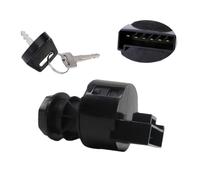 Interruttore di Accensione a 6 Pin, Design Robusto a 3 Posizioni | Sostituzione OEM per ATV, Set completo con chiavi, Sigillato maggiore durata, Contatti in rame per affidabilità, Ideale