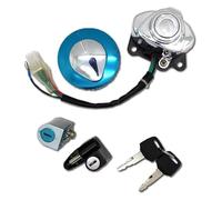 Interruttore Di Accensione A Chiave Per VT250 VT750 VLX 600 Per Steed Per Shadow 400 1988-2008 Interruttore Accensione Moto Tappo Serbatoio Casco Bloccasterzo Chiave