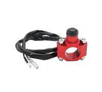 Interruttore di accensione Adatto per Yamaha CRF450 CRF250 Interruttore a pulsante momentaneo per arresto motore moto universale Blocchetto accensione moto(Red)