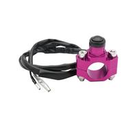 Interruttore di accensione Adatto per Yamaha CRF450 CRF250 Interruttore a pulsante momentaneo per arresto motore moto universale Blocchetto accensione moto(Purple)
