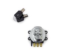Interruttore di accensione blocchetto 96-up teschio cromo 96-10 softail 93-11 fx