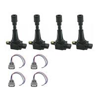 Interruttore di accensione Bobina Di Accensione Da 4 Pezzi Per Mazda 3 Bl Bk 1.4 1.6 L 0e# Zj01-18-100 Zj01-18-100a Zj0118100a Zj0118100 Aic-4051 Aic4051 Interruttori di accensione(Coil and Plug)