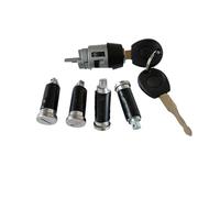 Interruttore di accensione, cilindro serratura a 4 porte, 2 chiavi, set da 7 pezzi 701837205 for T4 MK IV 1990-2003 Transporter con doppie porte a fienile