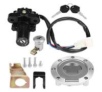 Interruttore di Accensione Combustibile Gas Coperchio del Tappo della ina Set di Chiavi della Serratura del Sedile per YZF R1 R6 FZ6 2001-2012