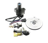 Interruttore di accensione del motociclo Coperchio del tappo del serbatoio del gas del carburante Set di chiavi for serratura della sella Kit adatto for Honda XRV750 Africa Twin VTR1000 OEM: 35100-MY1