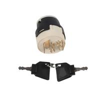 Interruttore di accensione del motorino di avviamento Interruttore di accensione a 9 pin con 2 chiavi 701/80184 50988 858/04674 701/45500 adatto per avviamento preriscaldamento trattore JCB JCB200