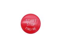 Interruttore di accensione dell'auto Pulsante di avviamento e arresto del motore per auto, adatto per BMW Serie 3 Serie 5 E90 E60, copertura dell'interruttore di accensione(Model A Red)