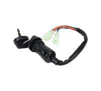 Interruttore Di Accensione E Avviamento A 5 Fili 3 Posizioni Per Moto ATV Con Chiave Blocco Cappuccio Antipolvere, Ricambi Universali, Accessori Per Da Cross Pit Bike