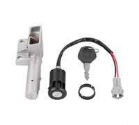 Interruttore di accensione e kit blocco batteria per Sur-Ron S/X e Segway | Connettore impermeabile, in lega di alluminio/ABS, antiruggine, antipolvere, facile installazione, include 2 chiavi