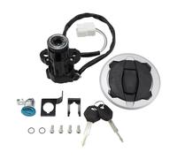 Interruttore di accensione for moto, set di bloccaggio del tappo del serbatoio del carburante/adatto for Kawasaki Ninja 400 Z400 2018-2024 Tappo del serbatoi