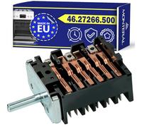 Interruttore di Accensione Forno e Piano Cottura Elettrico a 7 Posizioni 16A 250V con Codice Originale 46.27266.500 4627266500 per EGO - MADE IN EU - MONTERAL